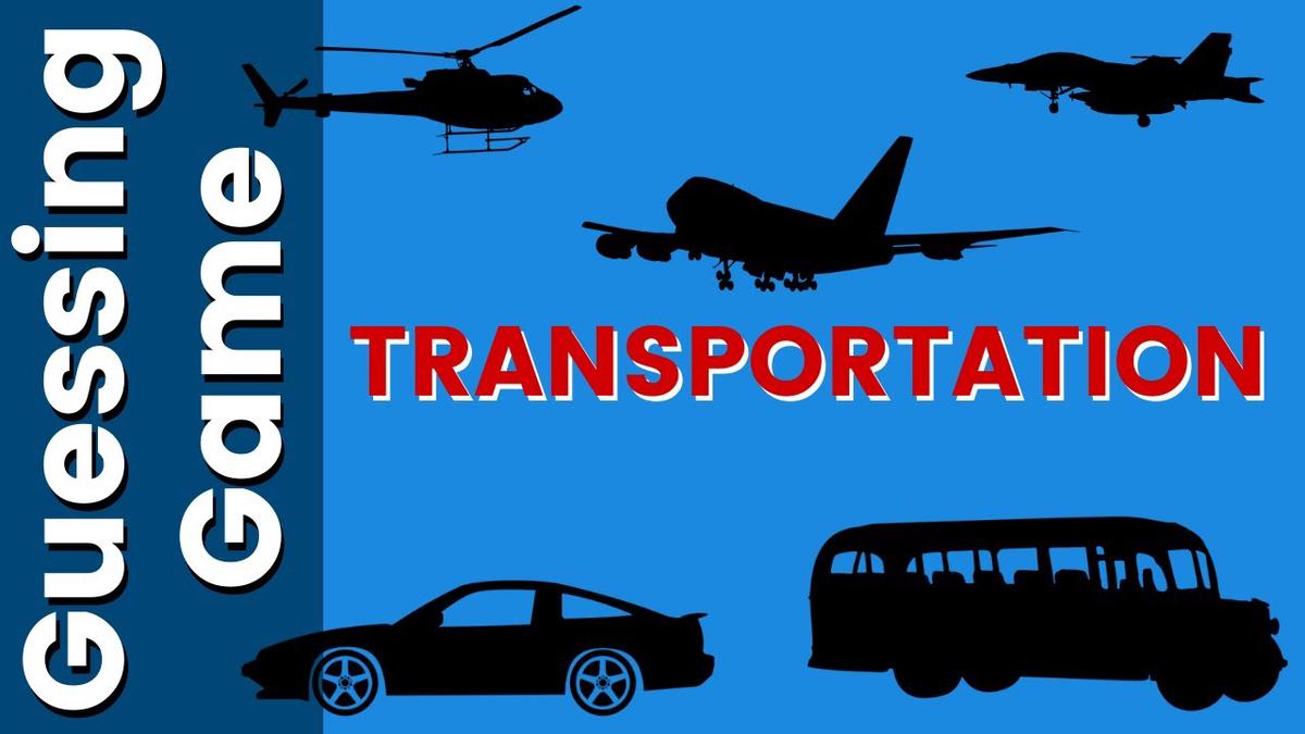 'Video thumbnail for Transportation Vocabulary In English | ESL Game'