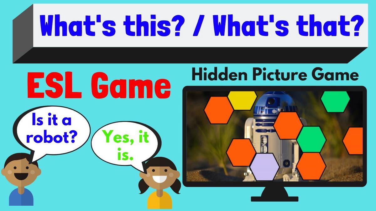 'Video thumbnail for What's This? What's That? | English Vocabulary Games | ESL Classroom Games'