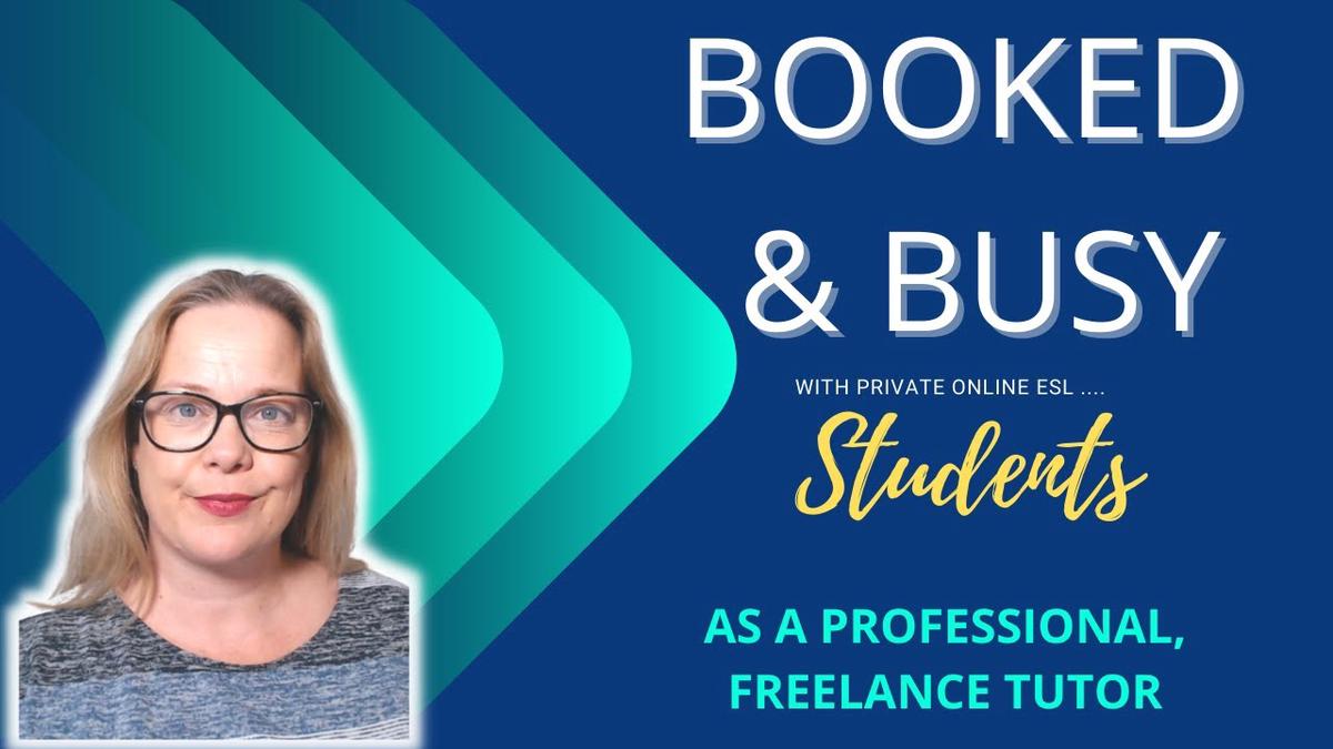 'Video thumbnail for Freelance tutoring: How to stay booked and busy #freelance #teacherpreneur #esl'