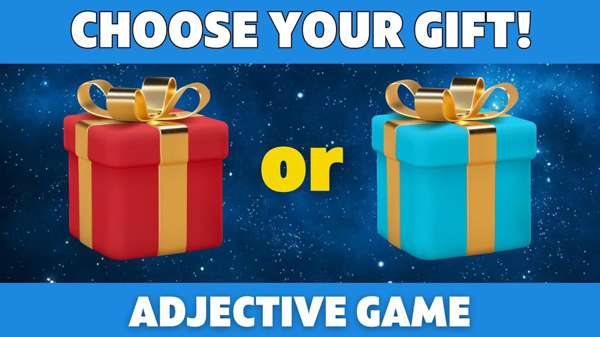 'Video thumbnail for Choose Your Gift - Adjectives'