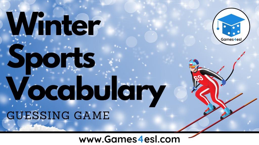 'Video thumbnail for Winter Sports In English | Winter Sports Vocabulary Game'