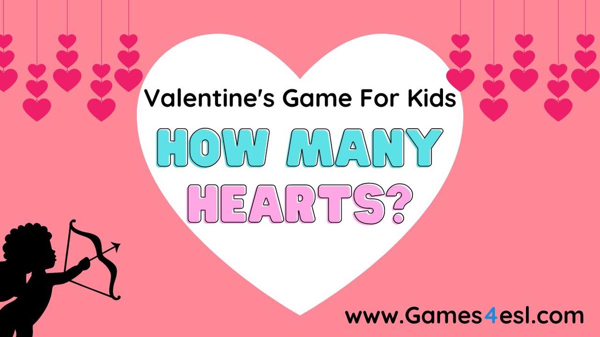 'Video thumbnail for Valentine's Day Game For Kids | How Many Hearts'