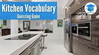 'Video thumbnail for Kitchen Vocabulary In English | Guessing Game'