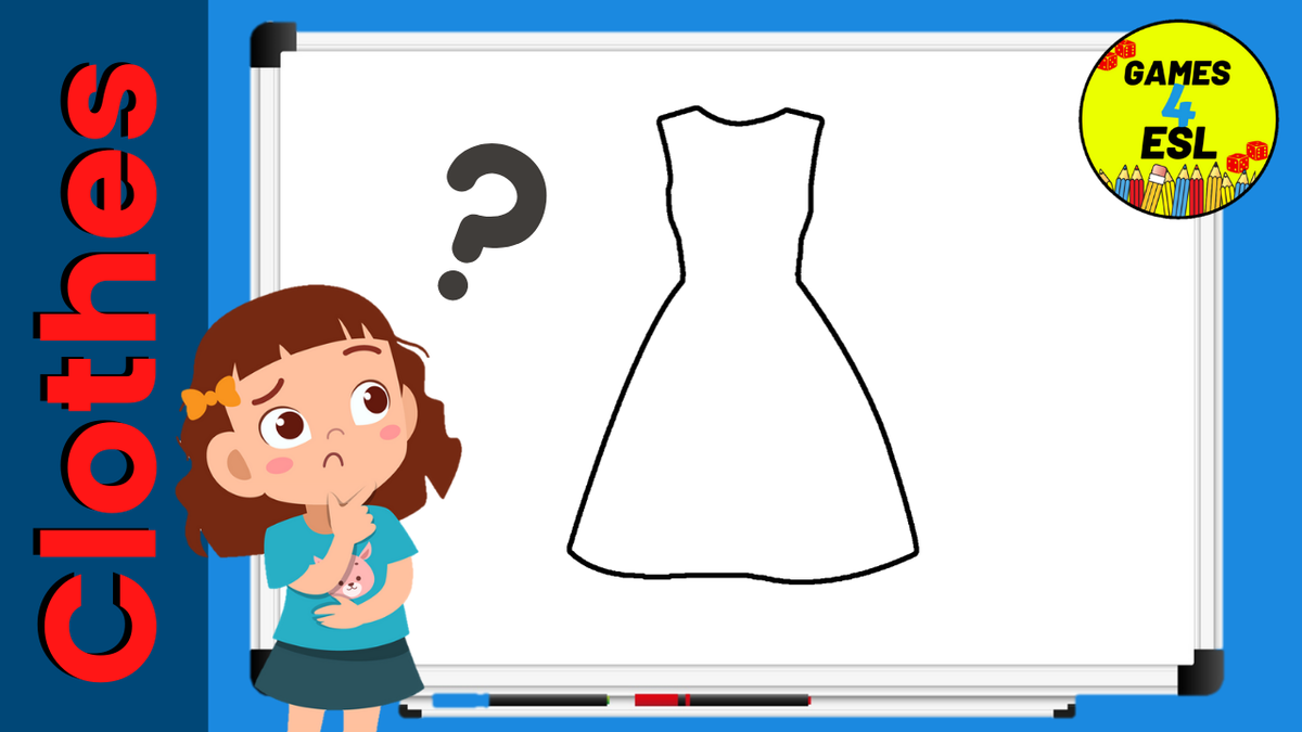 'Video thumbnail for Clothes Vocabulary Game'