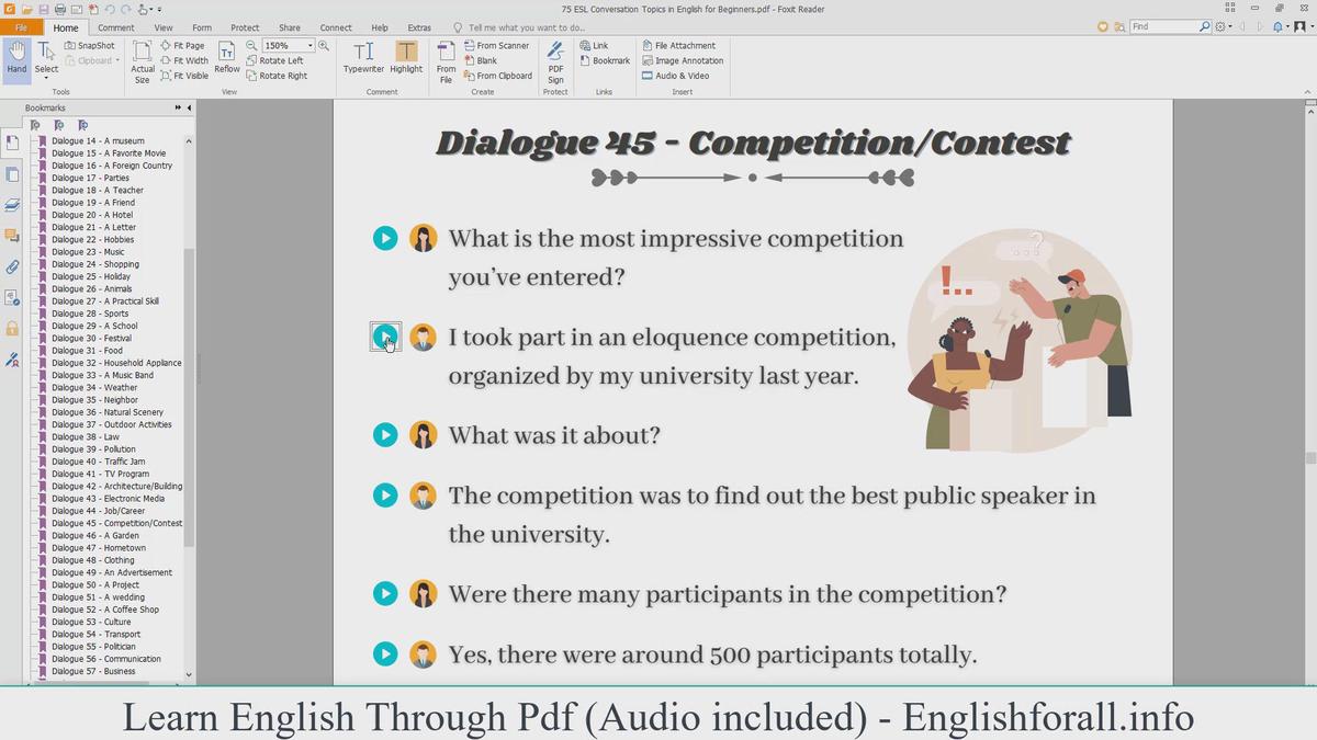 'Video thumbnail for English Conversation About Competition'