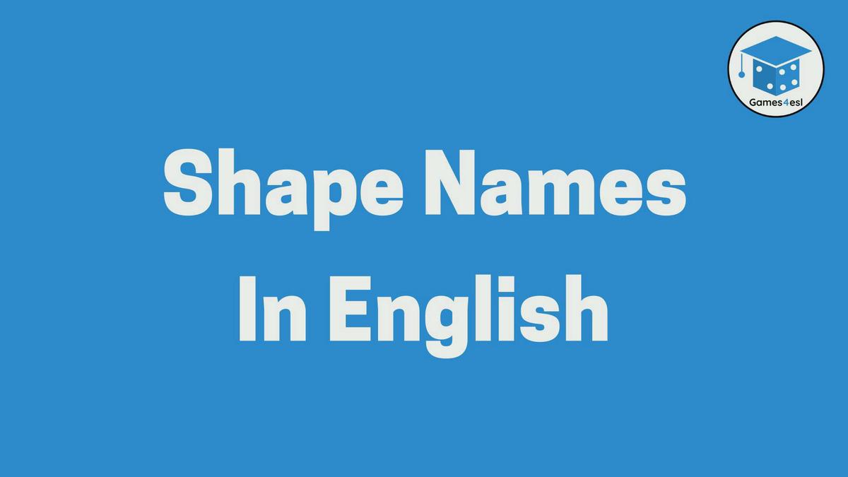 'Video thumbnail for Shape Names in English'