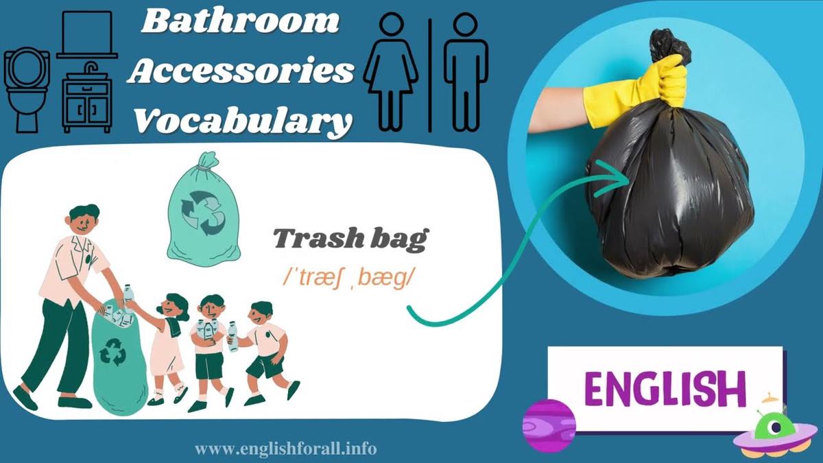 'Video thumbnail for English Vocabulary | Bathroom Accessories Vocabulary'