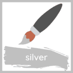 Colors in English - silver