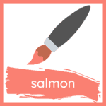 Names of colors in English - Salmon