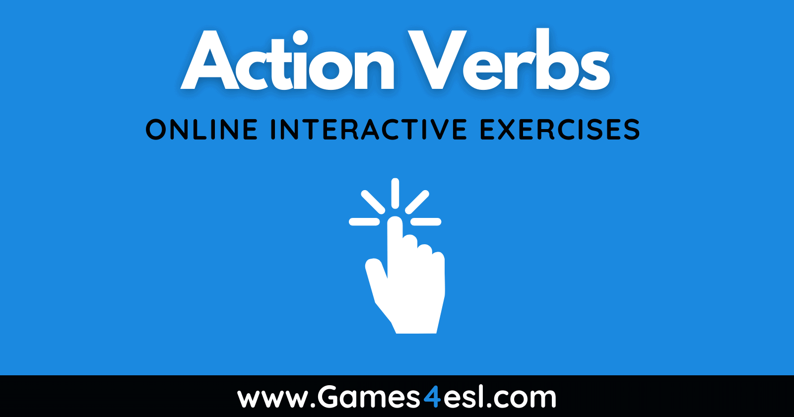 action-verbs-exercises-games4esl