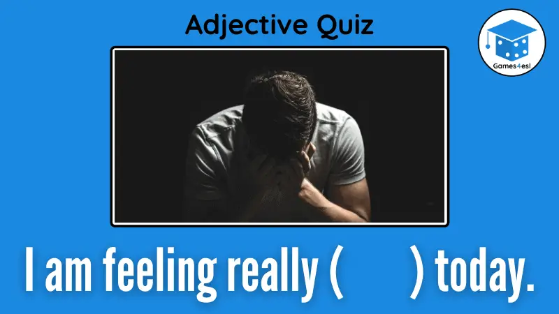 Adjectives Quiz Question