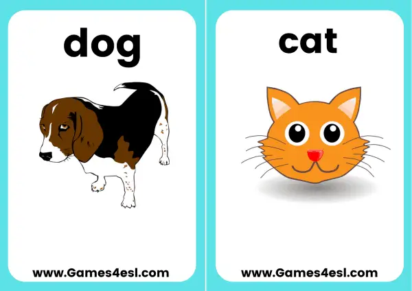 Animal Flashcards | Games4esl