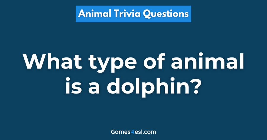 An Animal Trivia Question