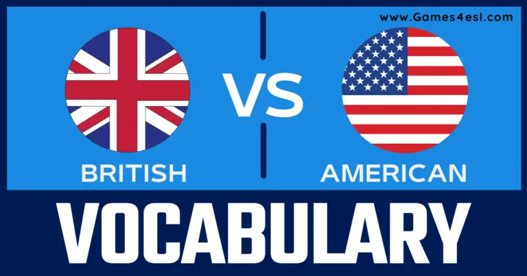 British Vs American Vocabulary