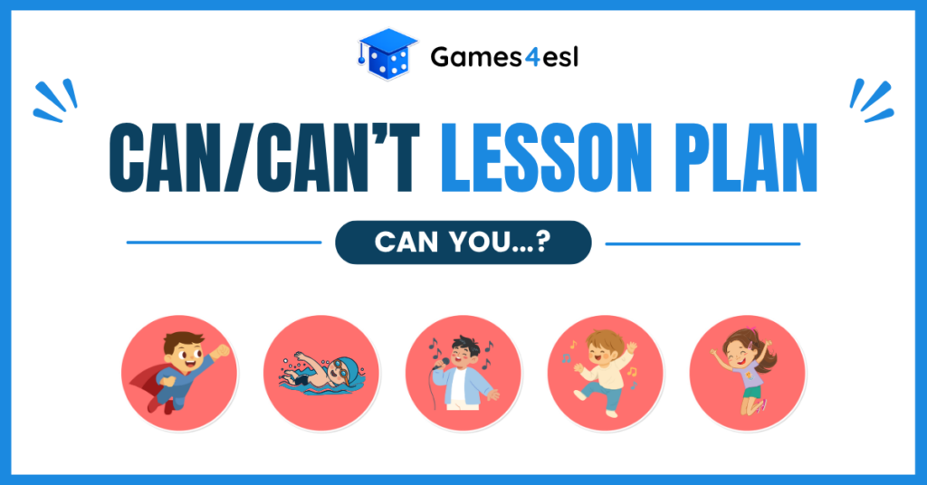 Can Can't Lesson Plan