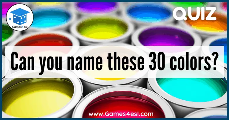 Can You Name These 30 Colors?