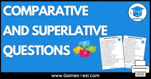 Comparative And Superlative Questions