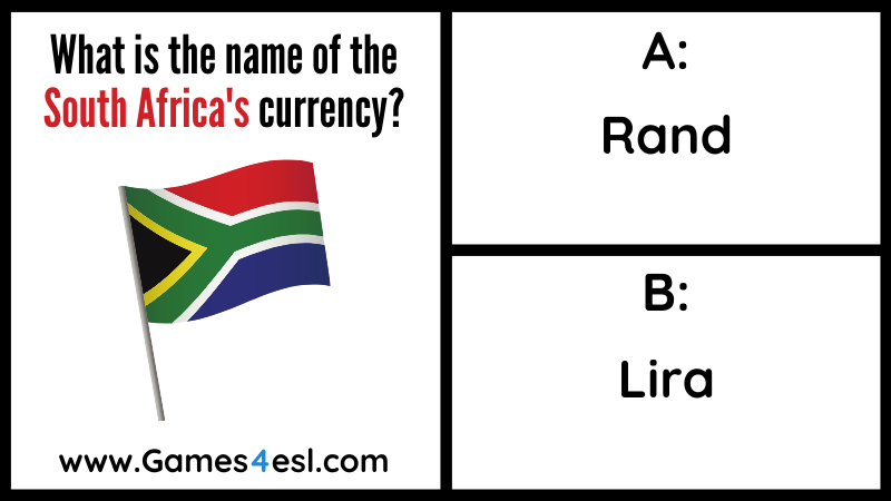 Currency Quiz Question