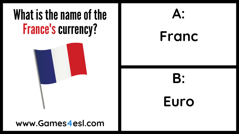 Currency Quiz Question