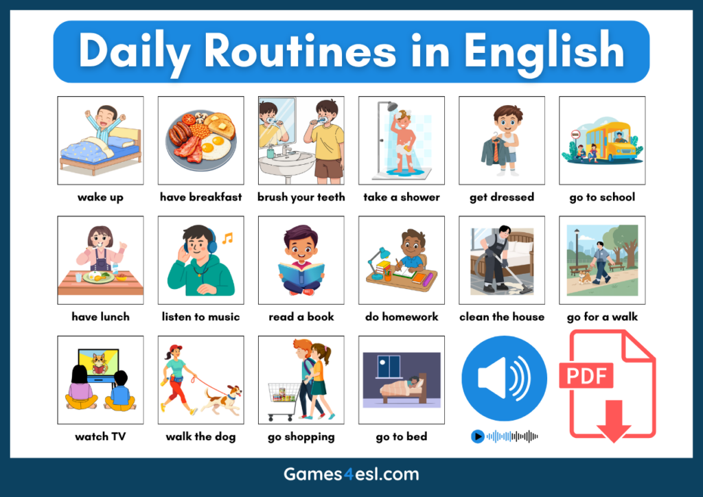Daily Routine List and Examples