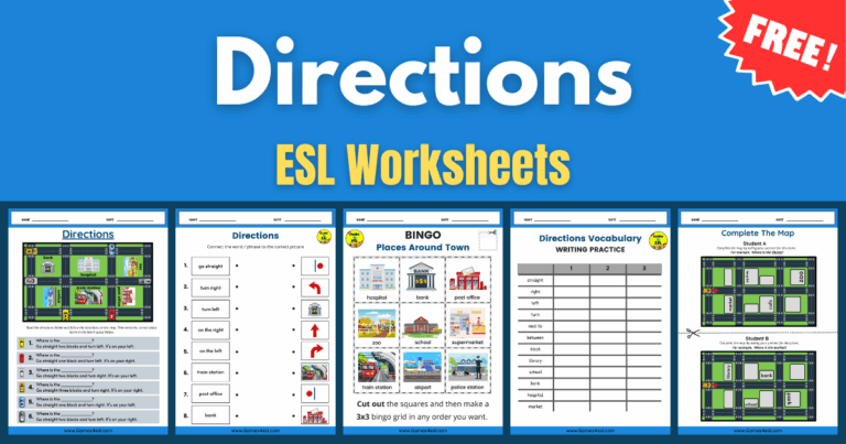 Directions Worksheets | Free Worksheets About Giving Directions