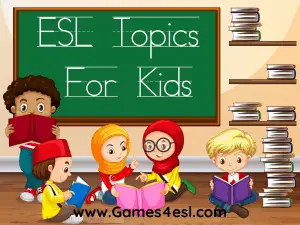 esl free talking topics for kids