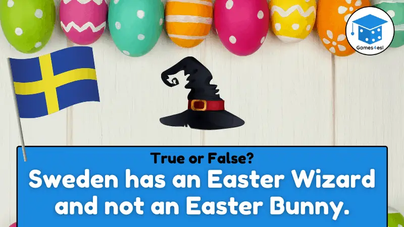 Easter True or False Quiz Question