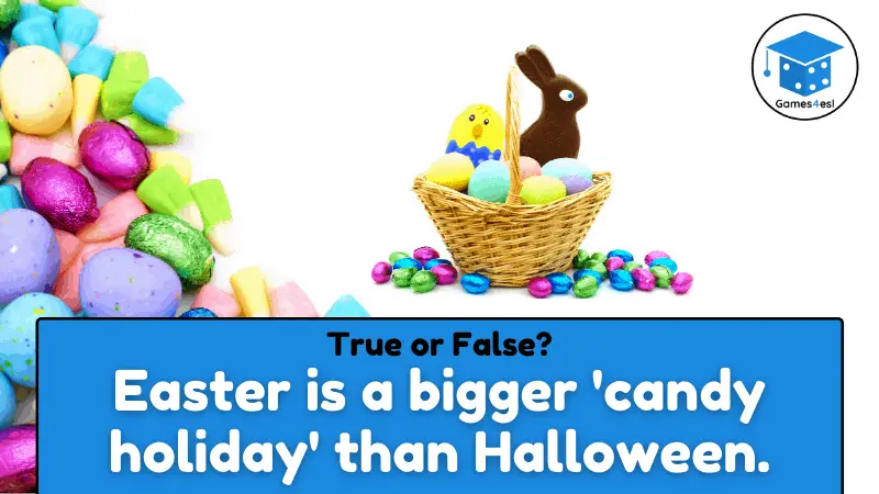Easter True or False Quiz Question