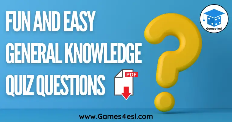 Easy General Knowledge Quiz Questions