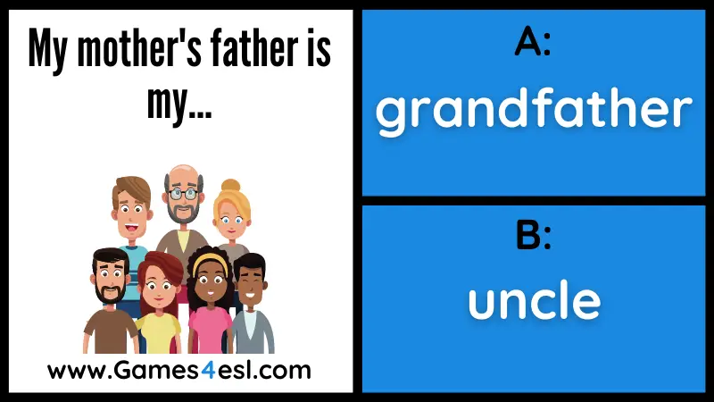 Family Quiz Question
