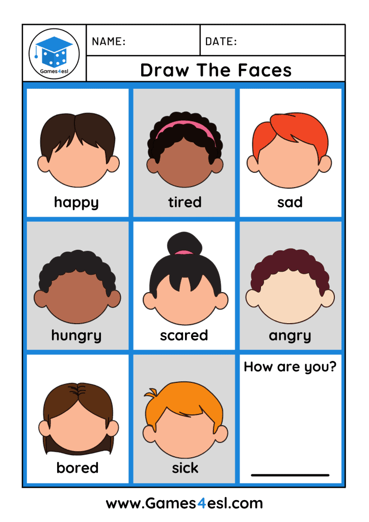 Feelings Worksheets