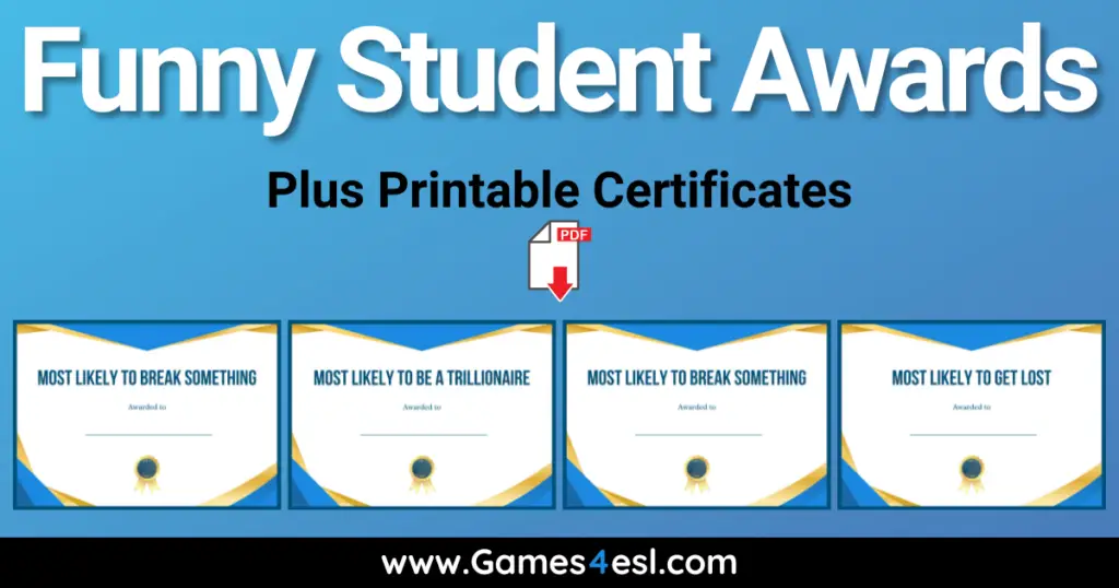 Funny Student Awards