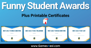 10 Funny Student Awards For Teachers To Give Out (Certificates Included)
