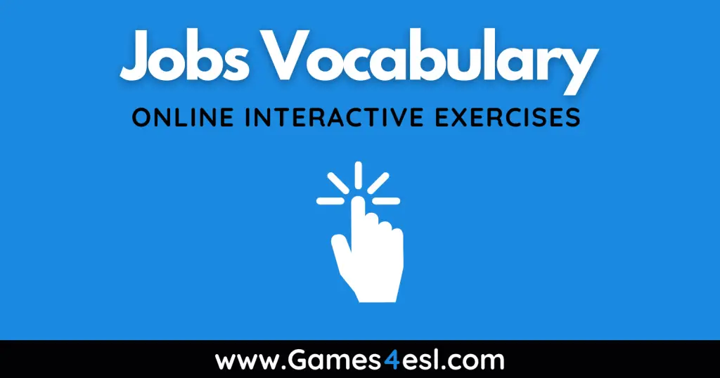 Jobs Vocabulary Exercises