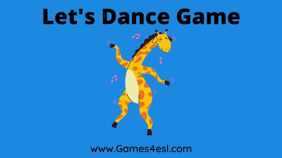A Screenshot of the Let's Dance PPT Game