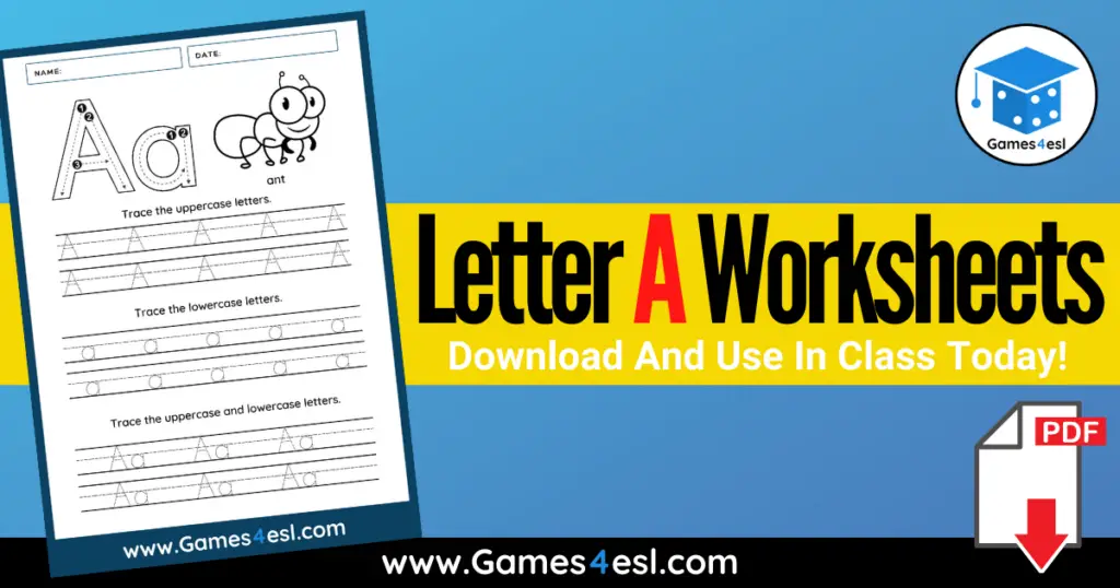 Letter A Worksheets