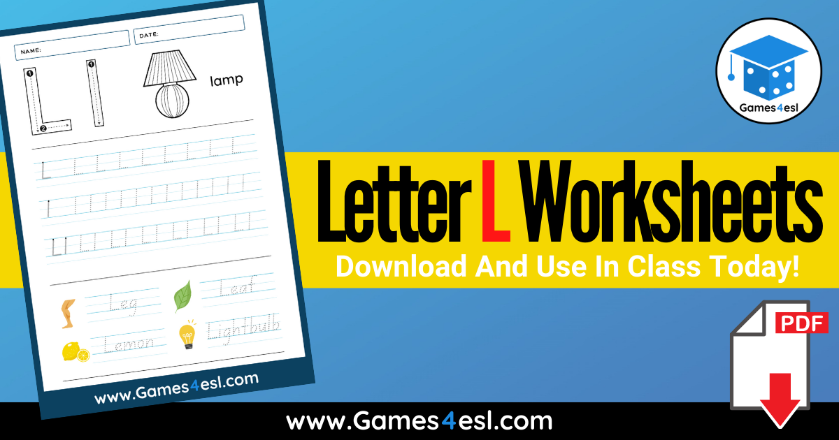 Letter L Worksheets