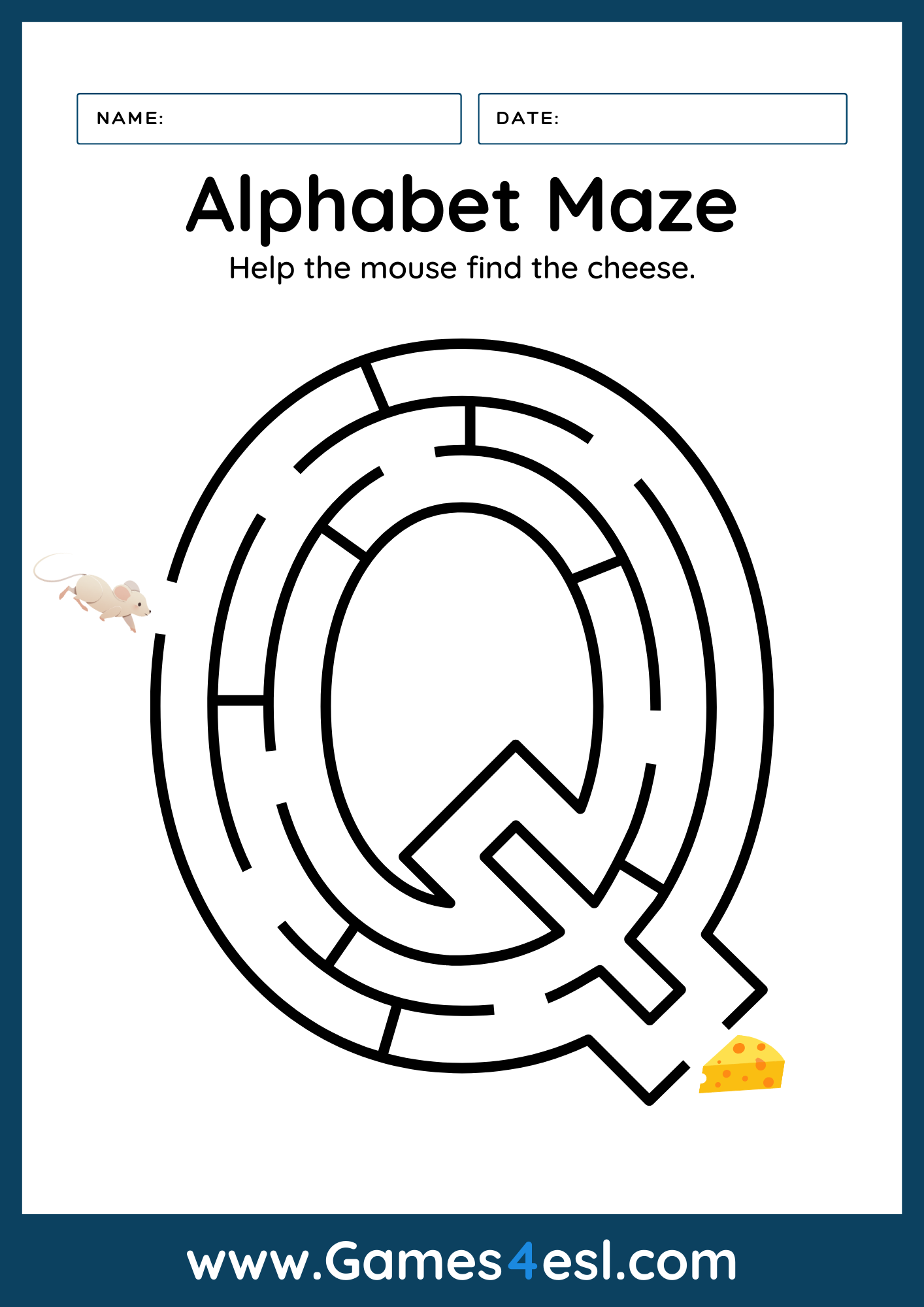 A Letter Q Activity Worksheet