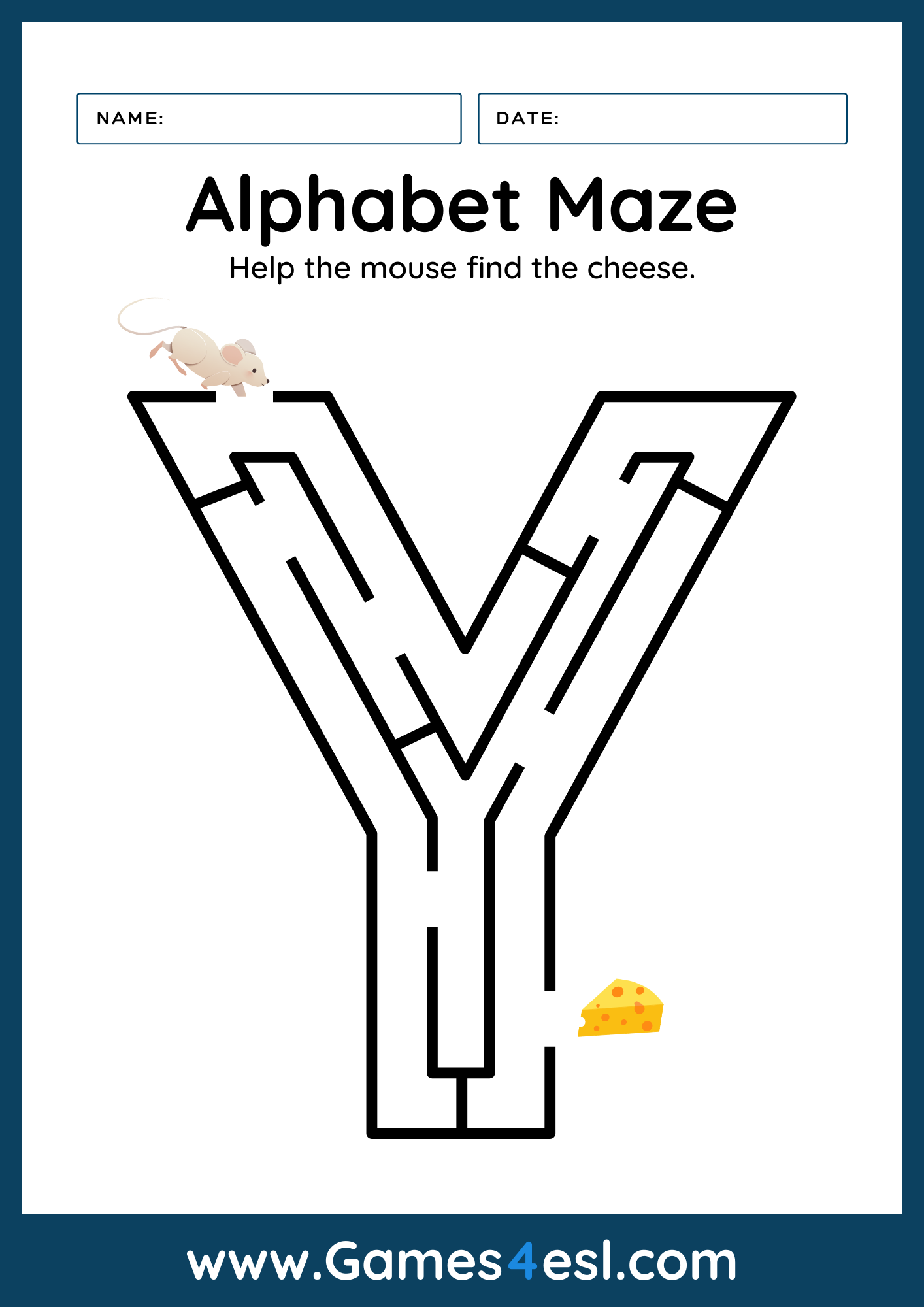 A Letter Y Activity Worksheet