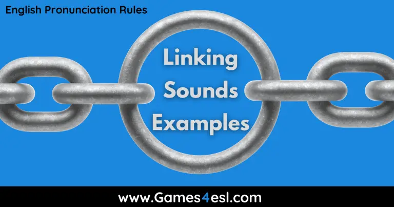 Linking Sounds Examples