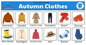 Extensive List Of Clothes: Names Of Clothes In English With Pictures ...