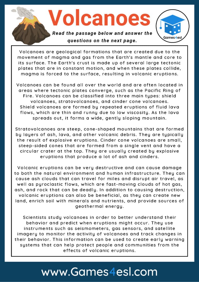Free Reading Comprehension Worksheets For Middle School Students ...