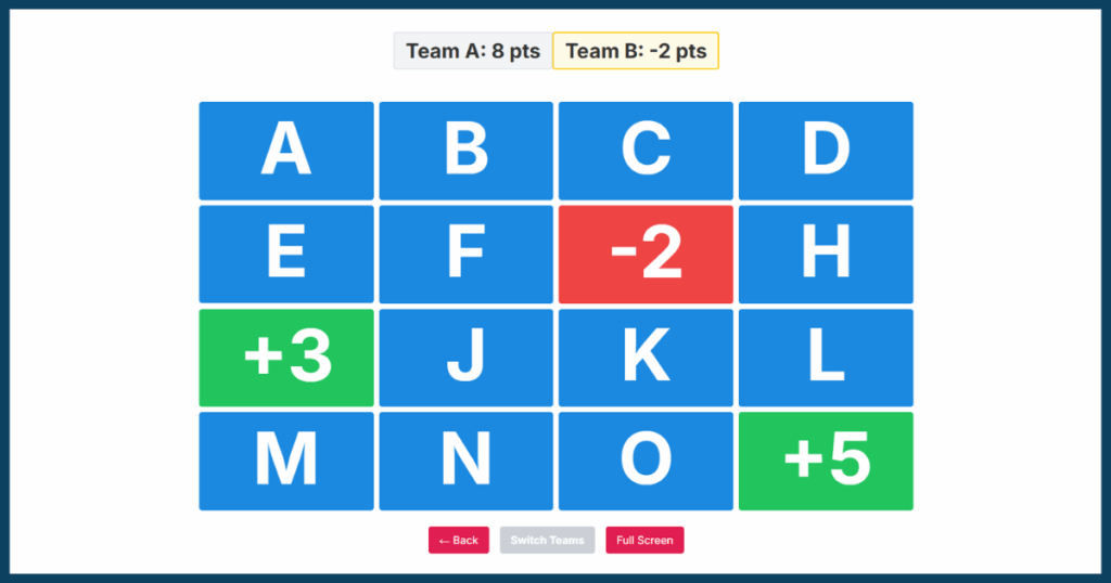 A screenshot of a Mystery Box game