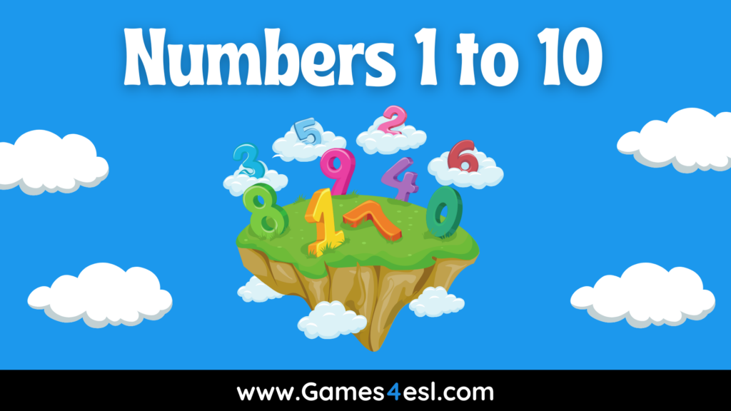 A PowerPoint for teaching numbers 1 to 10.