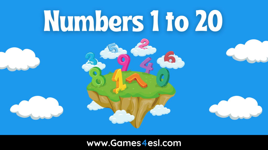 A PowerPoint for teaching numbers 1 to 20.