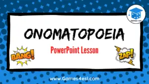 Onomatopoeia PowerPoint Lesson