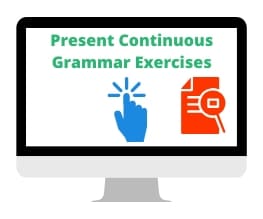 Present Continuous Exercises