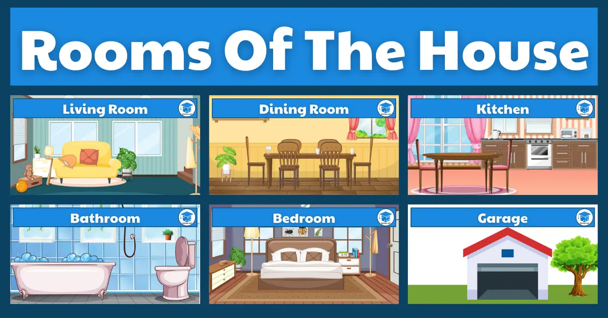 Rooms Of The House Vocabulary List
