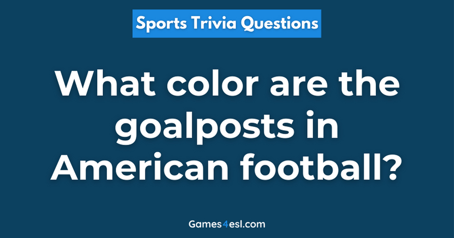 A sports Trivia Question