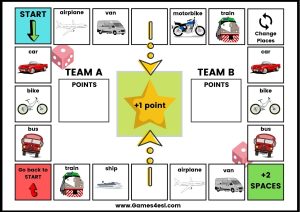 Transportation Flashcards | Games4esl